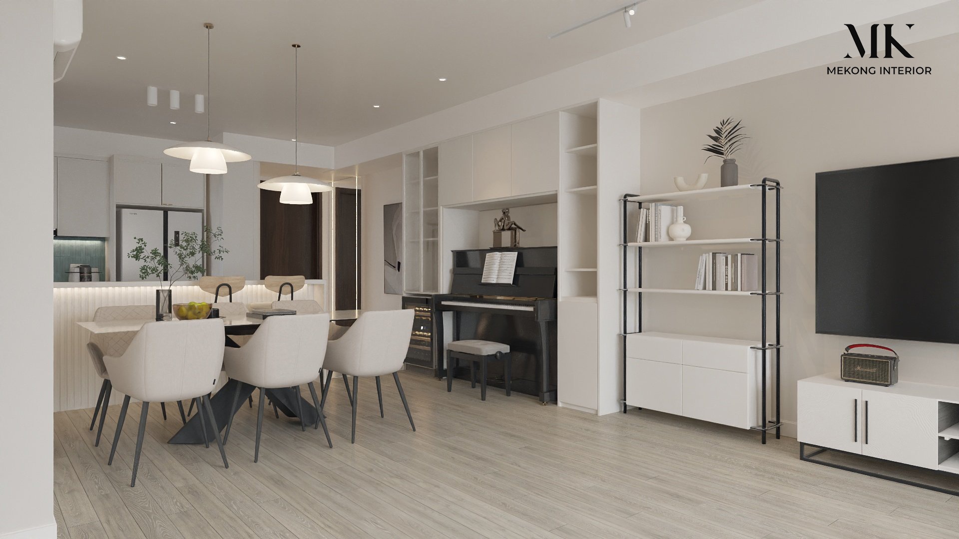 Thiết kế và thi công nội thất căn hộ Estella Heights Town 4 | 2023