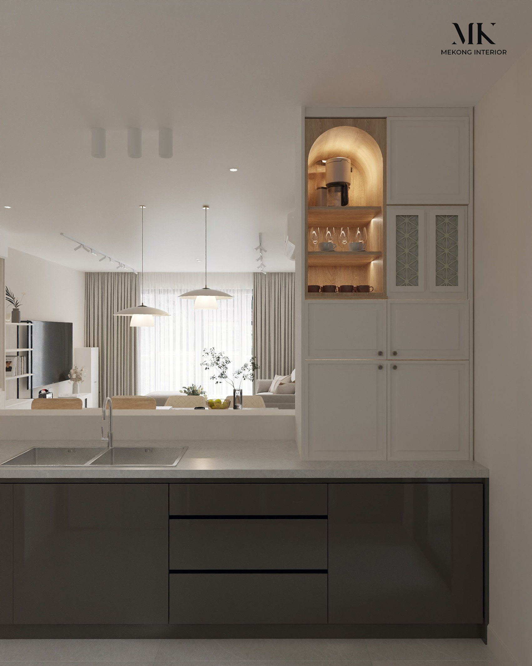 Thiết kế và thi công nội thất căn hộ Estella Heights Town 4 | 2023