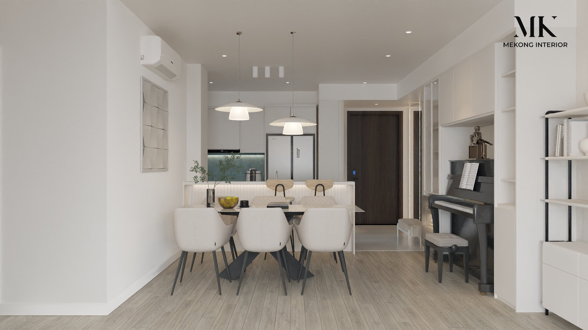 Thiết kế và thi công nội thất căn hộ Estella Heights Town 4 | 2023